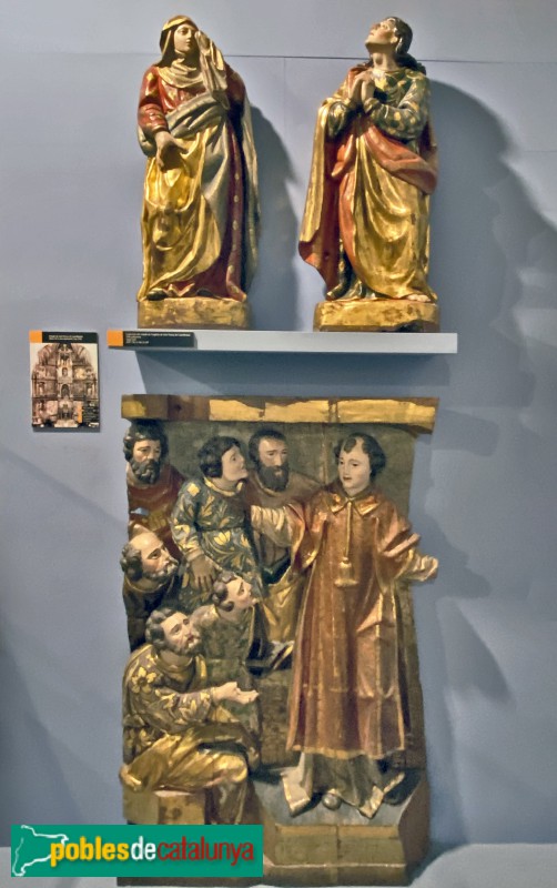 Museu de Terrassa - Fragments del retaule de Castellbisbal (segle XVII)
