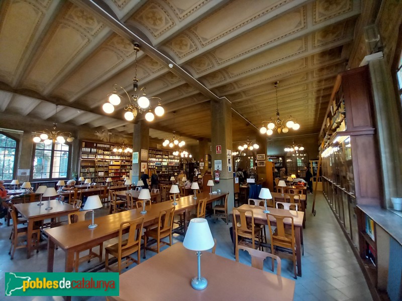 Barcelona - Escola Industrial. Escola del Treball. Biblioteca (Foto: Sergi Suárez, 2023) Barcelona - Escola Industrial. Escola del Treball. Biblioteca