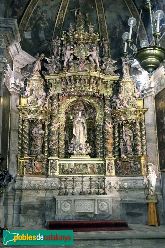 Catedral de Tarragona. Retaule de la Puríssima