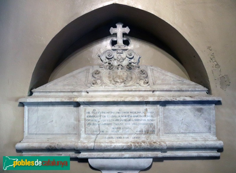 Tarragona - Catedral. Sepulcre de Vicenç Falconer (Foto: Albert Esteves, 2023) Tarragona - Catedral. Sepulcre de Vicenç Falconer