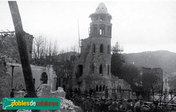 Llinars del Vallès - La Miranda, semidestruída