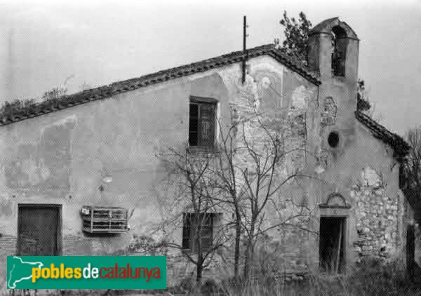Santa Eulàlia de Ronçana - Capella de Sant Simplici (Foto: <i>Carme Comas -calaix.gencat.cat-</i>, 1986) Santa Eulàlia de Ronçana - Capella de Sant Simplici