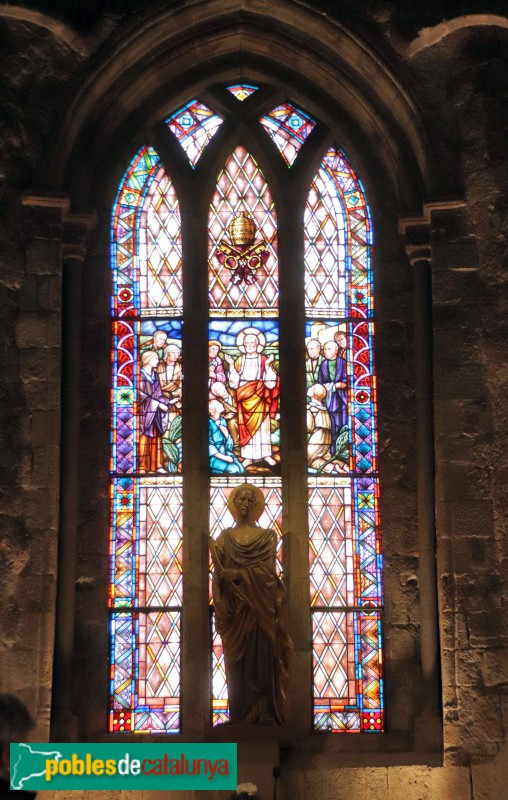 Sant Cugat del Vallès - Interior de l'església del monestir