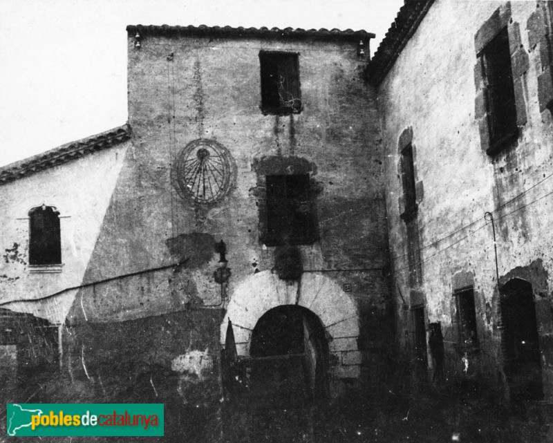 Sant Antoni de Vilamajor - Can Llançà (Foto: <i>Antoni Gallardo -Arxiu Fotogràfic Centre Excursionista de Catalunya-</i>, 1929) Sant Antoni de Vilamajor - Can Llançà