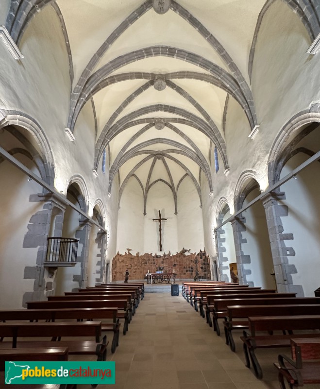 Sant Pere de Vilamajor - Església de Sant Pere. Interior (Foto: Albert Esteves, 2023) Sant Pere de Vilamajor - Església de Sant Pere. Interior
