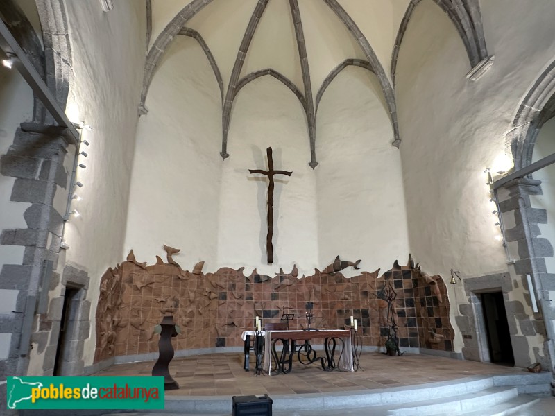 Sant Pere de Vilamajor - Església de Sant Pere. Interior (Foto: Albert Esteves, 2023) Sant Pere de Vilamajor - Església de Sant Pere. Interior