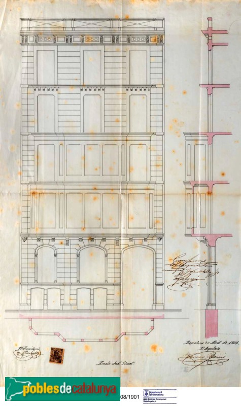 Barcelona - Bruc, 125. Plànol