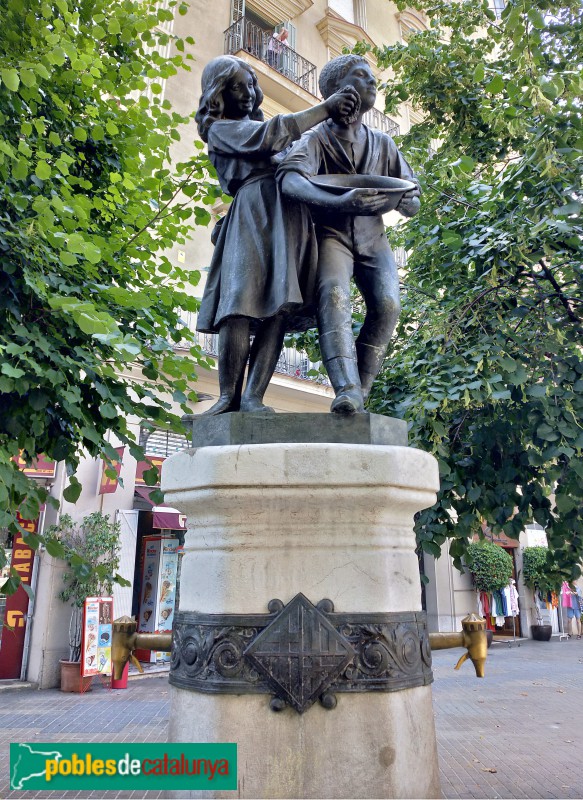 Barcelona - Font del Negrito o els Nens de la Palangana