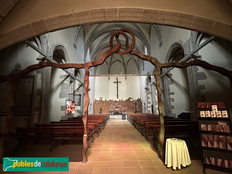 Sant Pere de Vilamajor - Església de Sant Pere. Interior (Foto: Albert Esteves, 2023) Sant Pere de Vilamajor - Església de Sant Pere. Interior
