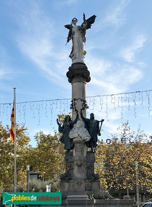 Vilafranca del Penedès - Monument a Milà i Fontanals (Foto: Albert Esteves, 2023) Vilafranca del Penedès - Monument a Milà i Fontanals