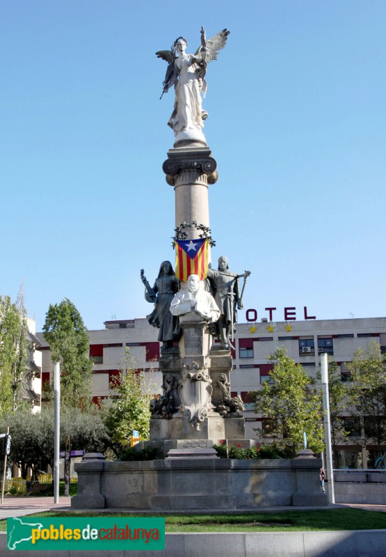 Vilafranca del Penedès - Monument a Milà i Fontanals (Foto: Albert Esteves, 2012) Vilafranca del Penedès - Monument a Milà i Fontanals