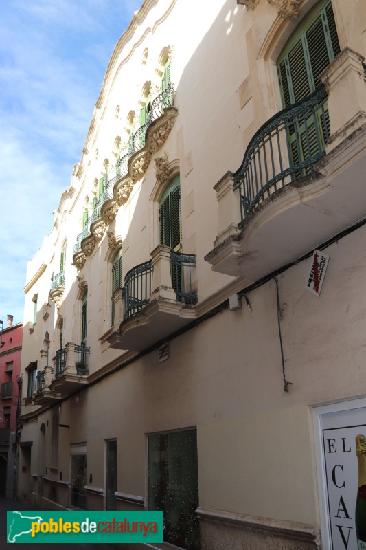 Vilafranca del Penedès - Casa Jané i Alegret (Foto: Albert Esteves, 2023) Vilafranca del Penedès - Casa Jané i Alegret