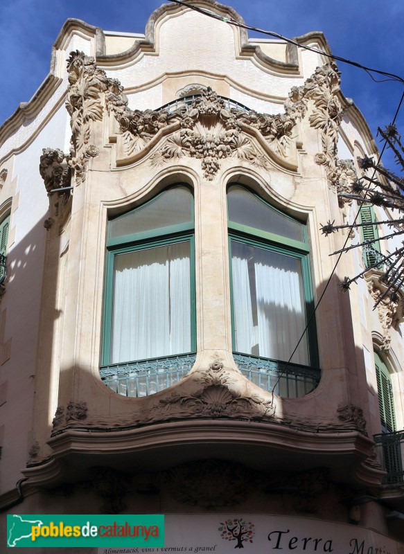 Vilafranca del Penedès - Casa Jané i Alegret (Foto: Albert Esteves, 2023) Vilafranca del Penedès - Casa Jané i Alegret
