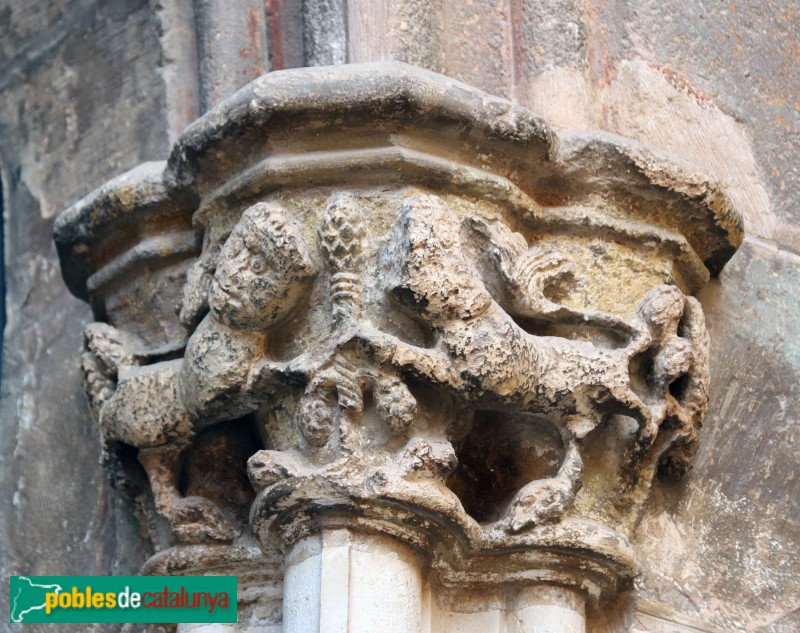 Vilafranca del Vilafranca del Penedès - Basílica de Santa Maria. Porta lateral- Basílica de Santa Maria. Porta lateral