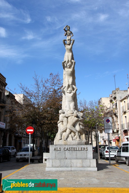Vilafranca - Monument als Castellers