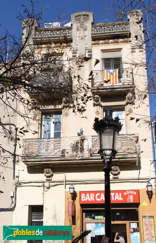 Vilafranca del Penedès - Casa Josep Bertran i Montserrat (Foto: Albert Esteves, 2012) Vilafranca del Penedès - Casa Josep Bertran i Montserrat
