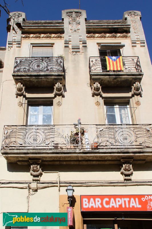 Vilafranca del Penedès - Casa Josep Bertran i Montserrat (Foto: Albert Esteves, 2012) Vilafranca del Penedès - Casa Josep Bertran i Montserrat