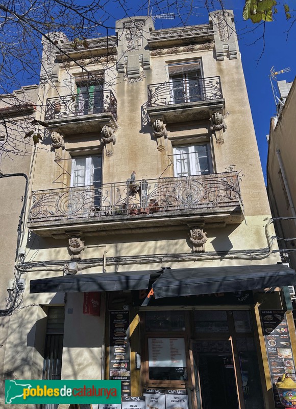 Vilafranca del Penedès - Casa Josep Bertran i Montserrat (Foto: Albert Esteves, 2023) Vilafranca del Penedès - Casa Josep Bertran i Montserrat