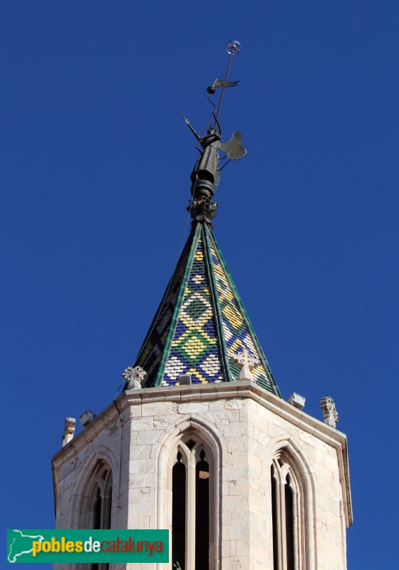 Vilafranca del Penedès - Basílica de Santa Maria. Campanar