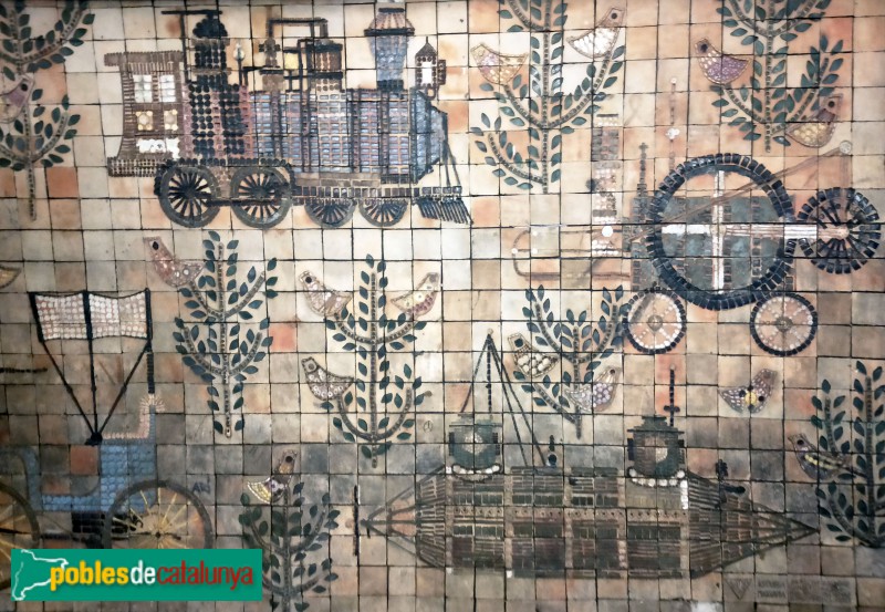 barcelona - Mosaic Metro Plaça Catalunya