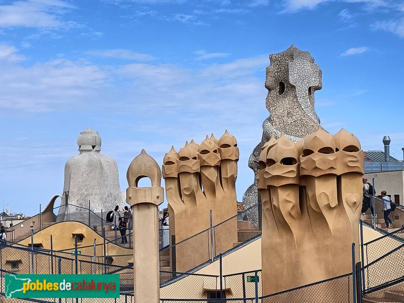 Barcelona - Casa Milà (La Pedrera) (Foto: Anna Corcoll, 2023) Barcelona - Casa Milà (La Pedrera)