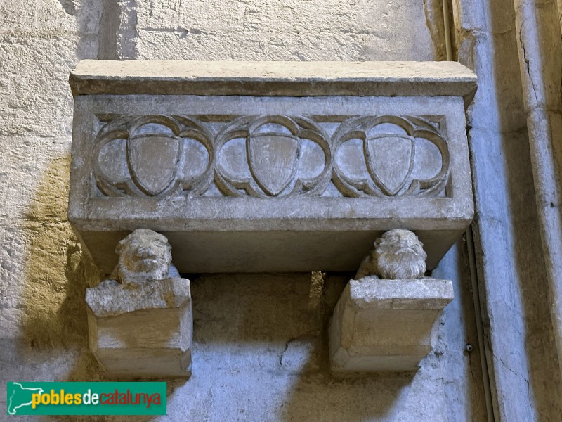 Vilafranca del Penedès - Església de Sant Francesc. Sepulcre dels Piquer (segle XV)