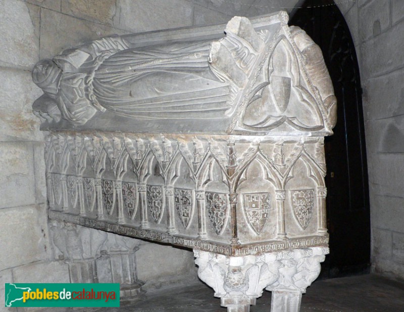 Vilafranca del Penedès - Església de Sant Francesc. Sepulcre de Bernat de Castellet (1325) (Foto: Diputació de Barcelona) Vilafranca del Penedès - Església de Sant Francesc. Sepulcre de Bernat de Castellet (1325)