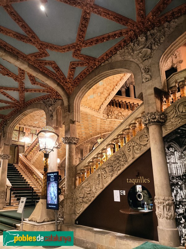 Barcelona - Palau de la Música. Vestíbul Sant Pere (Foto: Anna Corcoll, 2023) Barcelona - Palau de la Música. Vestíbul Sant Pere
