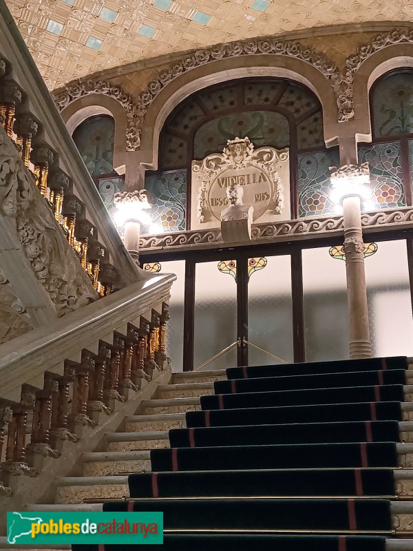 Barcelona - Palau de la Música. Vestíbul Sant Pere