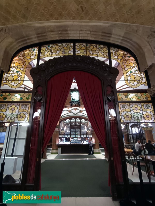 Barcelona - Palau de la Música. Vestíbul Sant Pere (Foto: Anna Corcoll, 2023) Barcelona - Palau de la Música. Vestíbul Sant Pere