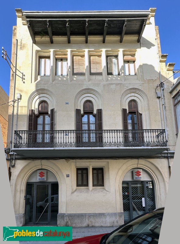 Vilafranca del Penedès - Casa Batlle i Planas (Foto: Albert Esteves, 2024) Vilafranca del Penedès - Casa Batlle i Planas