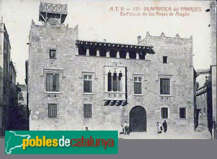 Vilafranca del Penedès - Palau Baltà. Postal antiga Vilafranca del Penedès - Palau Baltà. Postal antiga