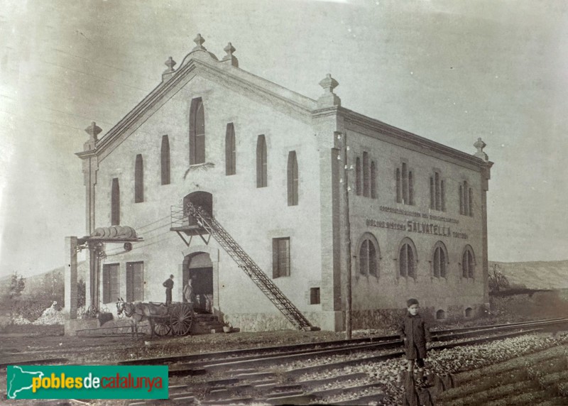 Ulldecona - Molí d'Oli. Fotografia antiga