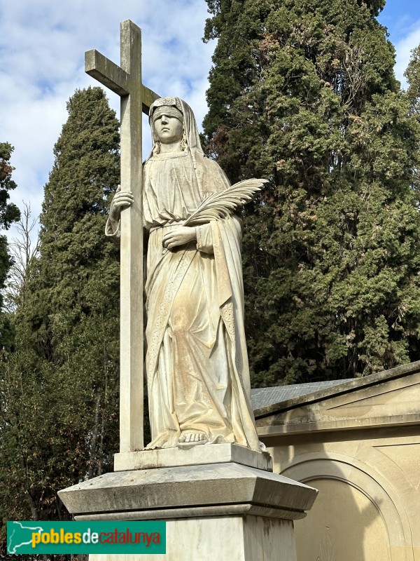 Vilafranca del Penedès - Cementiri. Sepulcre Frederic Sardà