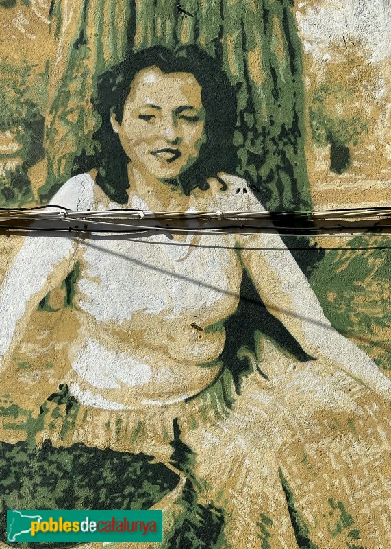 Ulldecona - Mural <i>Salvem lo Montsià</i> (Foto: Albert Esteves, 2024) Ulldecona - Mural <i>Salvem lo Montsià</i>