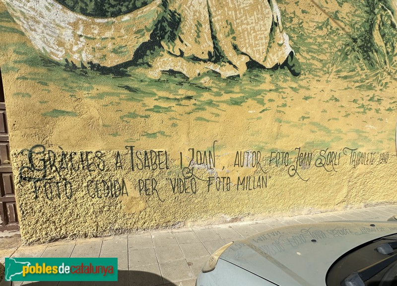 Ulldecona - Mural <i>Salvem lo Montsià</i> (Foto: Albert Esteves, 2024) Ulldecona - Mural <i>Salvem lo Montsià</i>