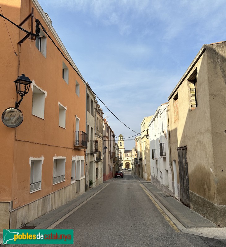 Un carrer de Godall (Foto: Albert Esteves, 2024) Un carrer de Godall