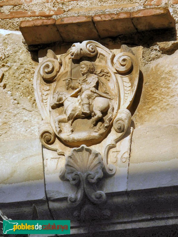 Constantí - Església de Sant Feliu. Porta lateral