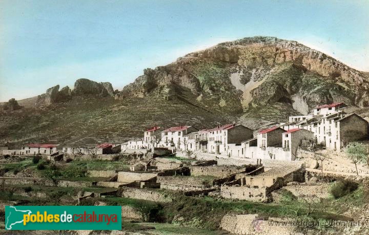 Mas de Barberans. Postal antiga Mas de Barberans. Postal antiga