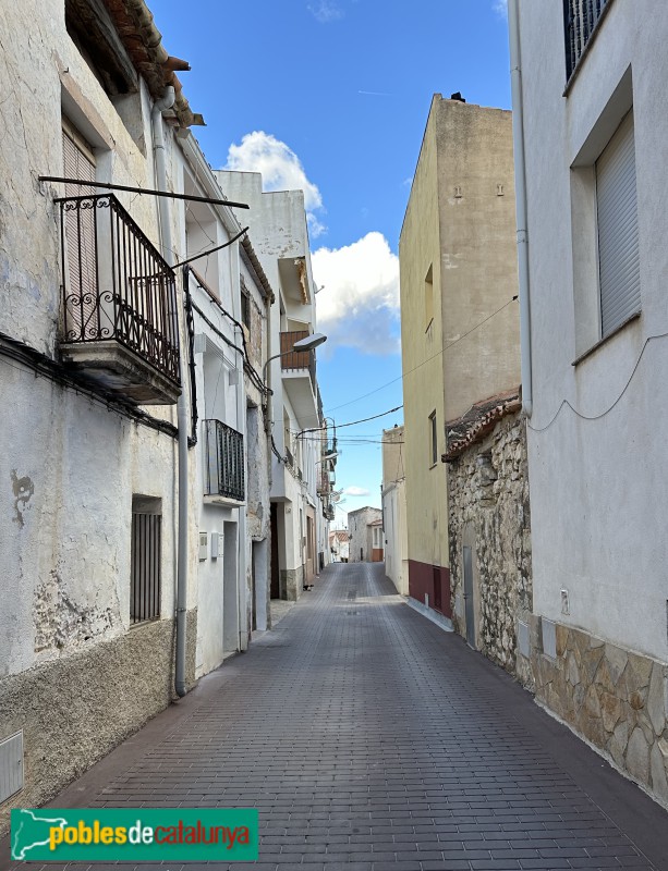 Un carrer de Mas de Barberans (Foto: Albert Esteves, 2024) Un carrer de Mas de Barberans