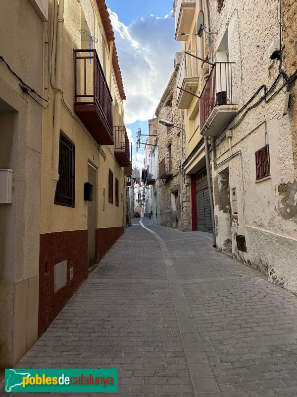 Un carrer de Mas de Barberans (Foto: Albert Esteves, 2024) Un carrer de Mas de Barberans