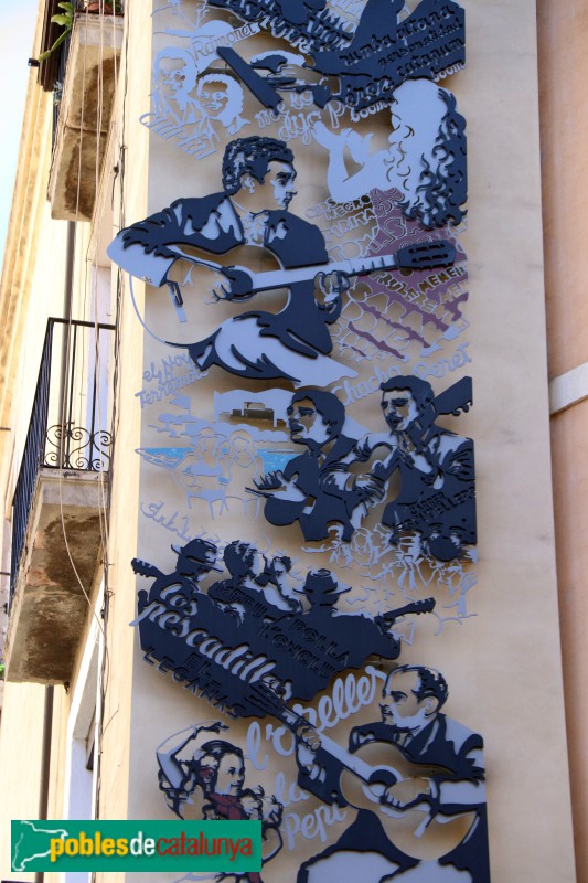Barcelona - Cera, 57. Mural de la Rumba (II) (Foto: Albert Esteves, 2023) Barcelona - Cera, 57. Mural de la Rumba (II)