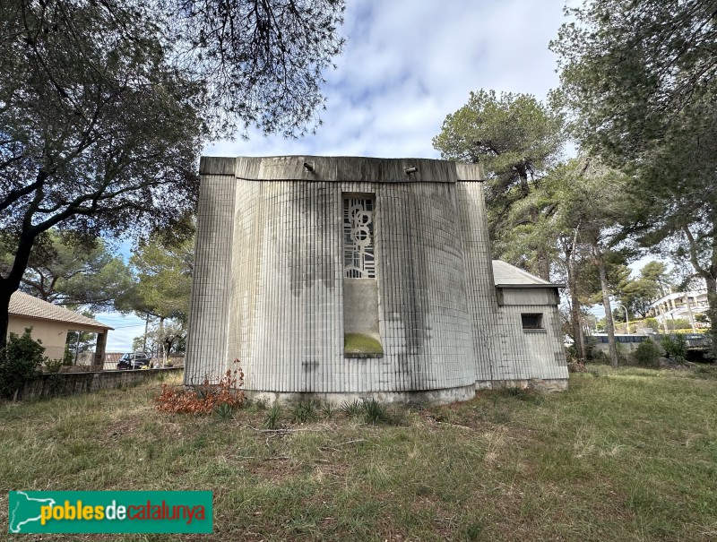 Lliçà de Vall - Ermita de la Mare de Déu de Montserrat. Absis (Foto: Albert Esteves, 2024) Lliçà de Vall - Ermita de la Mare de Déu de Montserrat. Absis