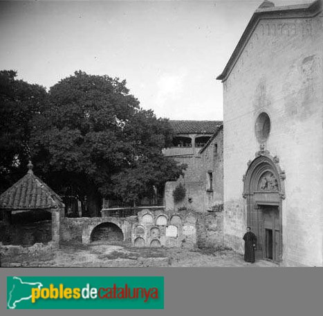 Sant Esteve de Palautordera - Església de Sant Esteve (Foto: <i>Jaume Oliveras -Arxiu Fotogràfic Centre Excursionista de Catalunya-</i>, 1900-1936) Sant Esteve de Palautordera - Església de Sant Esteve