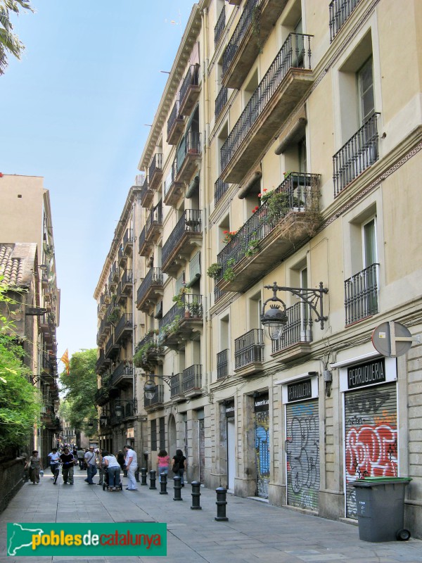 Barcelona - Carrer Elisabets (Foto: Albert Esteves, 2007) Barcelona - Carrer Elisabets
