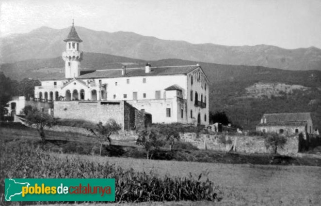 Sant Esteve de Palautordera - Castell de Fluvià. Postal antiga