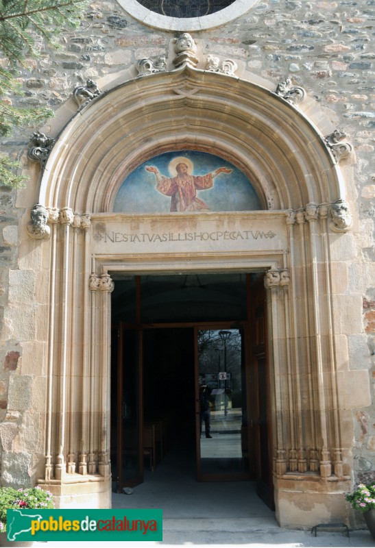 Sant Esteve de Palautordera - Església de Sant Esteve. Portada