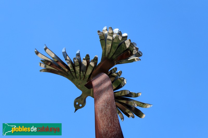 Sant Esteve de Palautordera - Escultura Els Quatre Hereus (Foto: Albert Esteves, 2024) Sant Esteve de Palautordera - Escultura Els Quatre Hereus