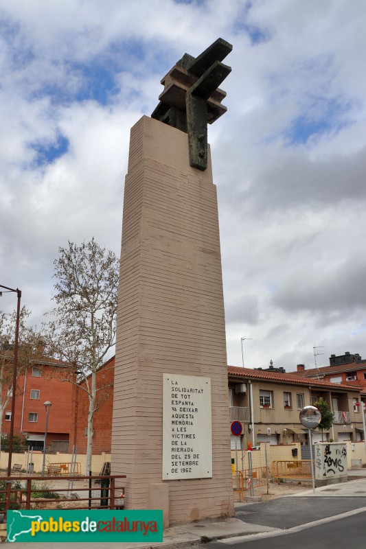 Rubí - Monument a la Rierada