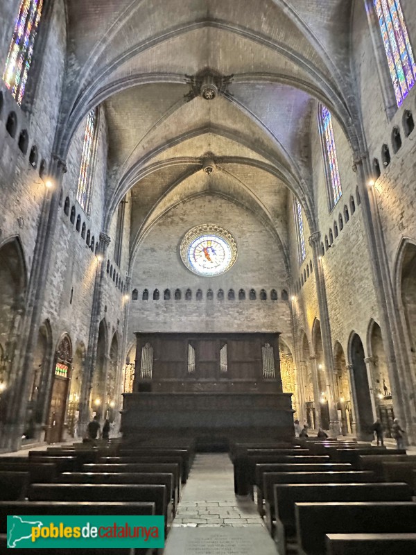 Girona - Catedral de Santa Maria. Interior (Foto: Albert Esteves, 2024) Girona - Catedral de Santa Maria. Interior